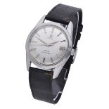 Omega. Retailed by Meister. A stainless steel automatic wristwatch with date, Ref.14701, Seamaste...