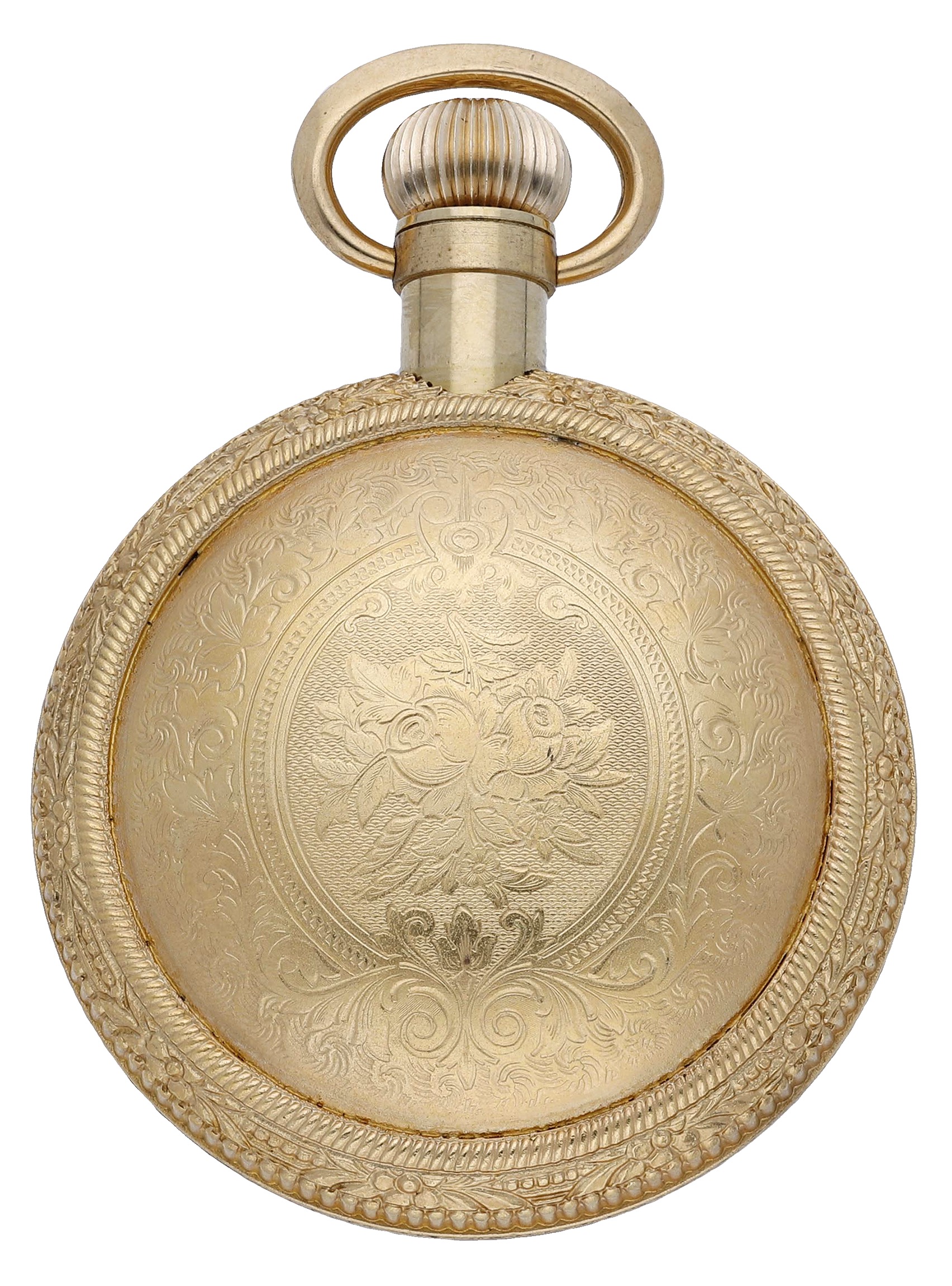 Rolex. A gilt metal and glass perfume bottle in the form of a pocket watch, Perpetually Yours, ci... - Image 3 of 6