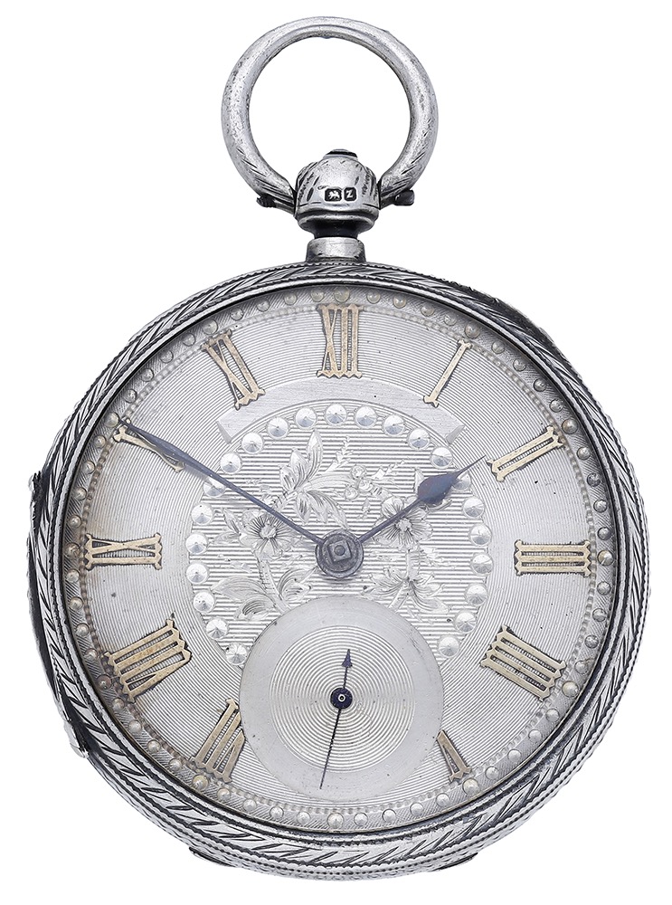 English. A silver consular cased watch, 1899. Movement: gilt full plate, lever escapement, signe...