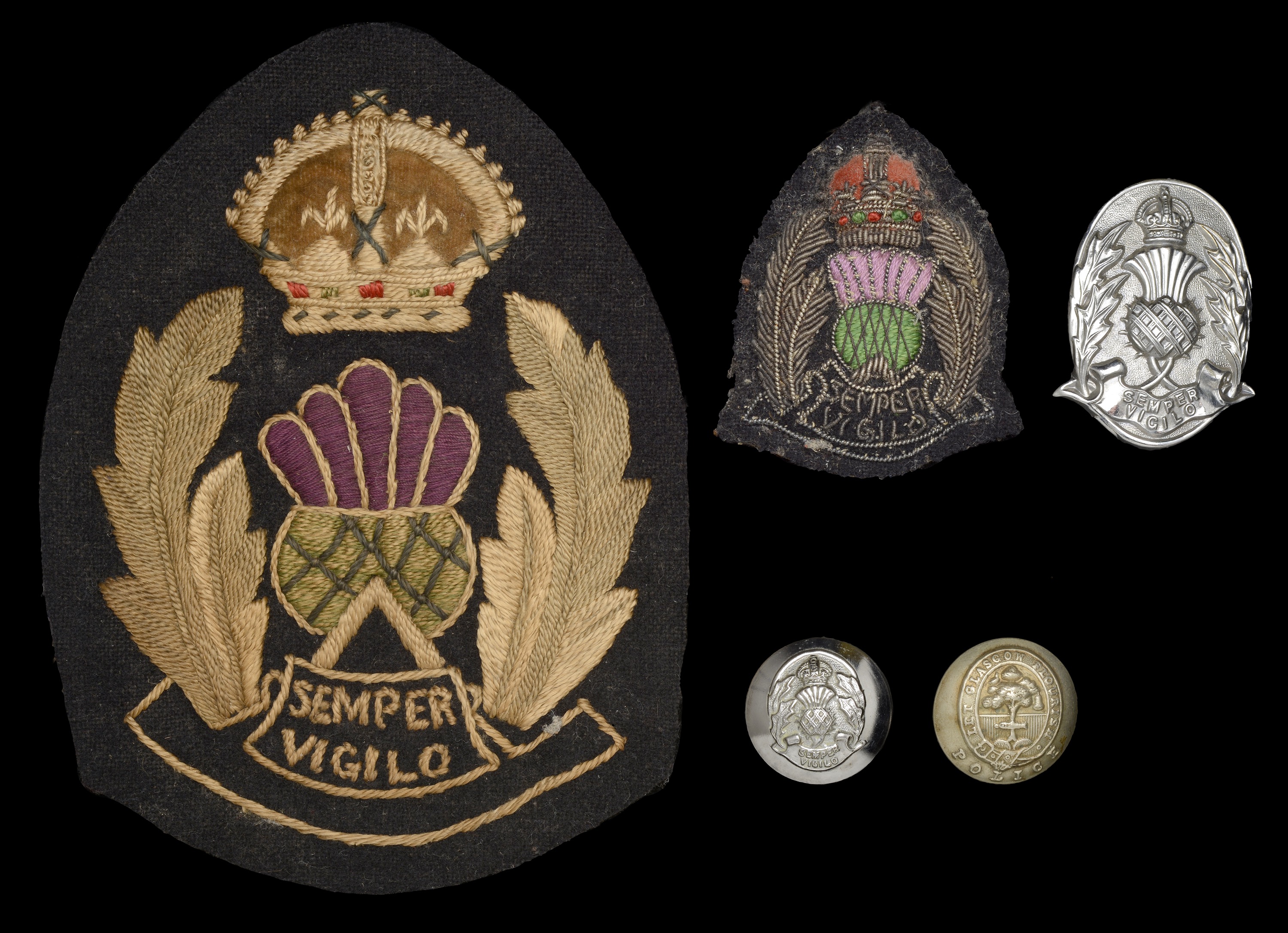A Selection of Scottish Police Insignia. Comprising a City of Glasgow Police Senior Officer... - Image 3 of 6
