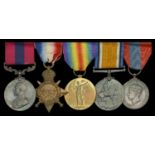 A Great War Western Front D.C.M. group of five awarded to Sergeant G. R. Collings, 24th Divi...