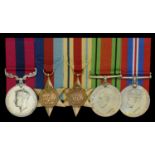 A very rare Second War 'Madagascar Operations' D.C.M. group of five awarded to Corporal H. L...