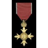 The Most Excellent Order of the British Empire, O.B.E. (Civil) Officer's 2nd type breast bad...