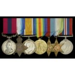 A superb 'Logeast Wood' D.C.M. group of seven awarded to Sergeant H. J. Trigg, Royal Marine...