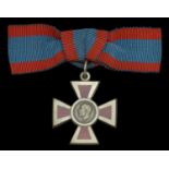 Royal Red Cross, 2nd Class (A.R.R.C.), G.VI.R. 1st issue, silver and enamel, on lady's bow r...