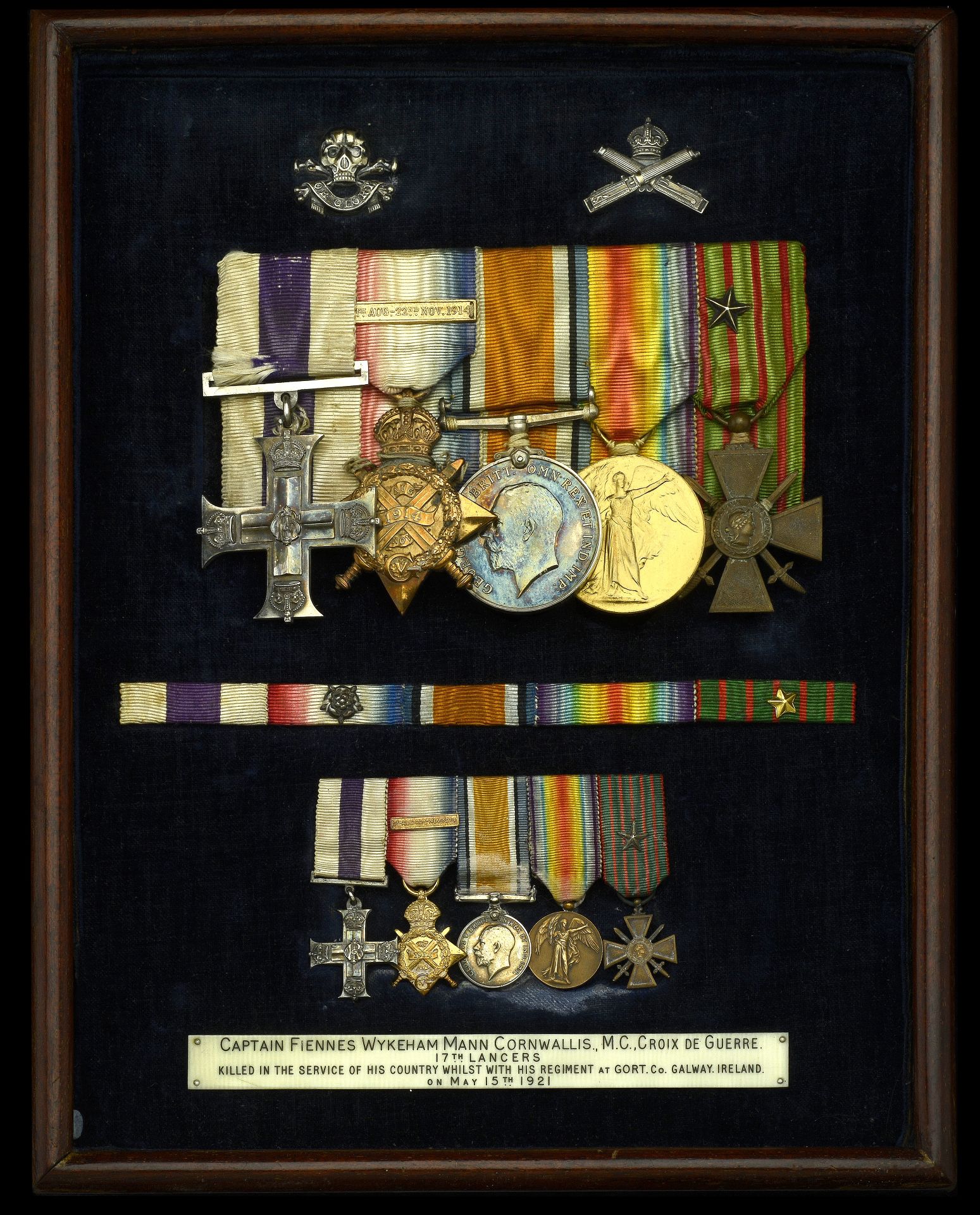 The Great War 'Western Front' M.C. group of five awarded to Captain F. W. M. Cornwallis, 17t...