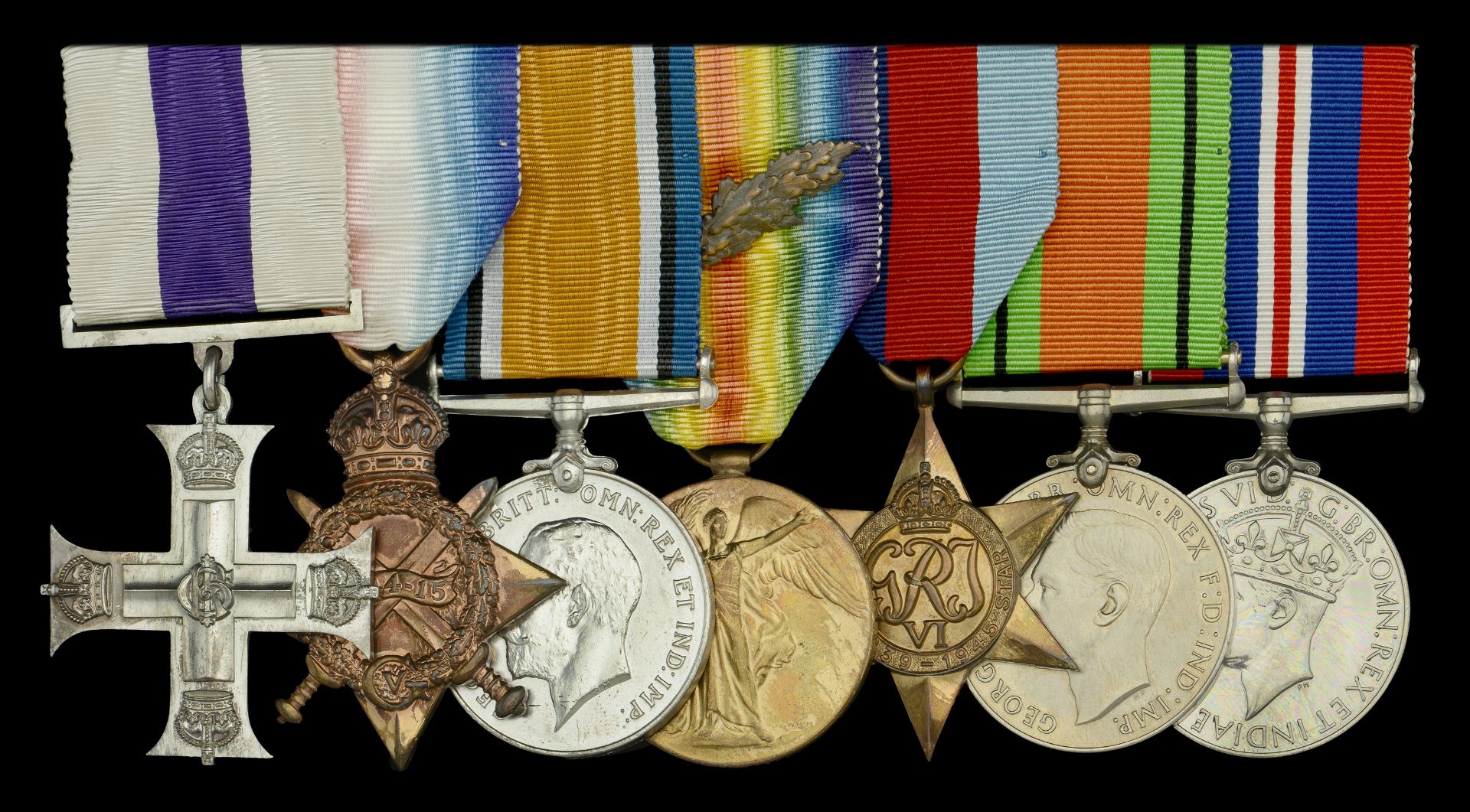 A Great War 'Western Front' M.C. group of seven awarded to Major R. A. Raphael, Royal Warwic...