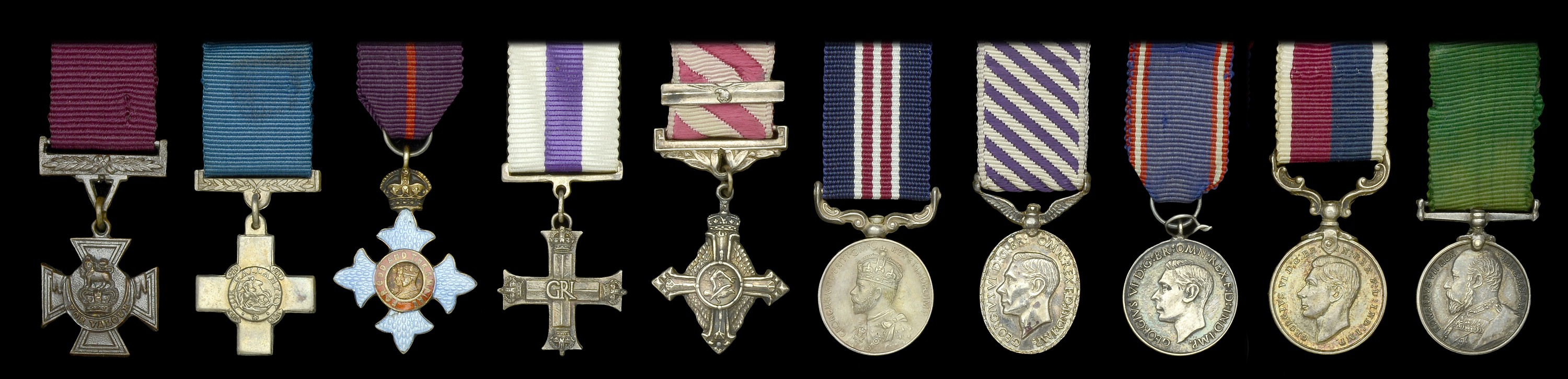 Victoria Cross; George Cross; The Most Excellent Order of the British Empire, C.B.E. (Milita...