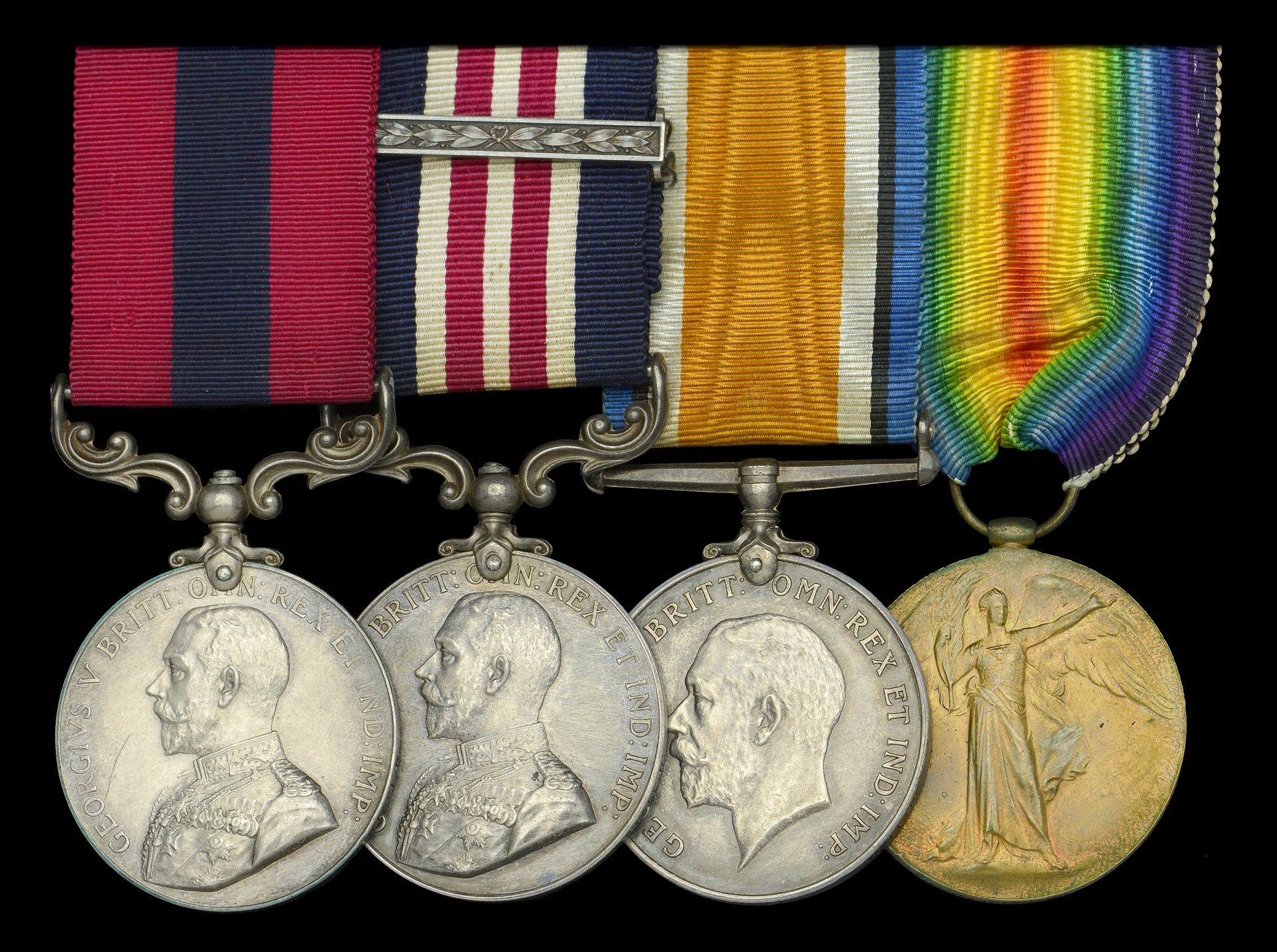 A Great War Western Front 'Flesquieres' September 1918 D.C.M., and M.M. and Second Award Bar...