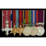 A Second War 'Burma Operations' M.B.E. group of six awarded to Warrant Officer Class I H. Co...