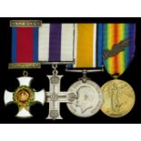 A Great War 1918 'Advance to Victory' D.S.O., M.C. group of four awarded to Captain G. H. Be...