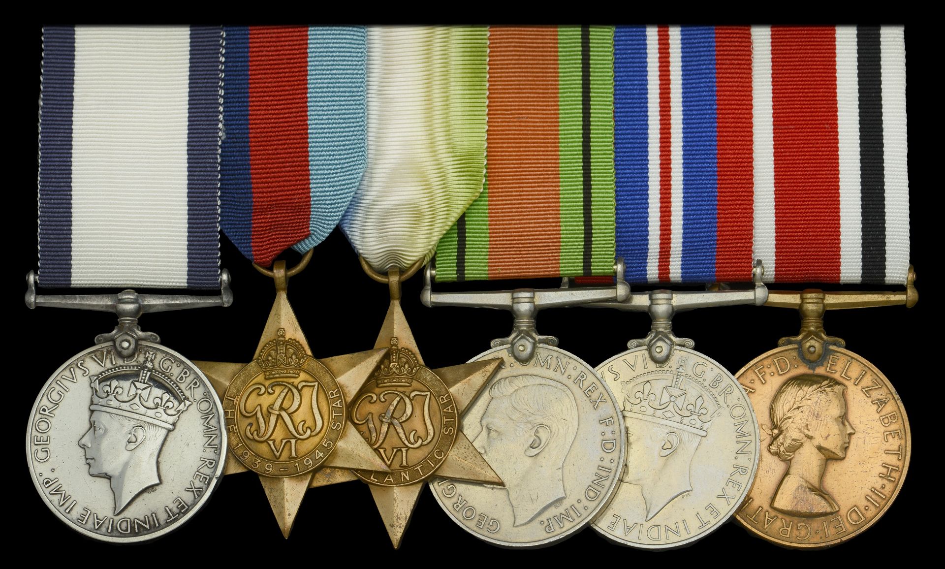 A rare Second War 'Norwegian Coast 1940' C.G.M. group of six awarded to Able Seaman R. H. We...