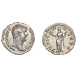 Roman Imperial Coinage, Hadrian, Denarius, 133-5, bare-headed bust right, rev. Felicitas sta...
