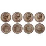 Great Exhibition, Hyde Park, 1851, Exhibitor's Medals (4), copper awards by W. Wyon, bust of...