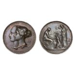 Great Exhibition, Hyde Park, 1851, Prize Medal, a copper award by W. & L.C. Wyon, similar, e...