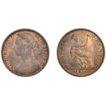 Victoria (1837-1901), Penny, 1876h, dies Lm (Gouby K; Bamford 96; F 89 [8+K]; BMC 1708; S 39...