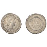 Roman Imperial Coinage, Constantius II, Heavy Siliqua, Constantinople, 340-51, pearl-diademe...