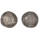 Elizabeth I (1558-1603), Fourth issue, Threepence, 1573, mm. acorn, bust 4D, reads ang fr et...