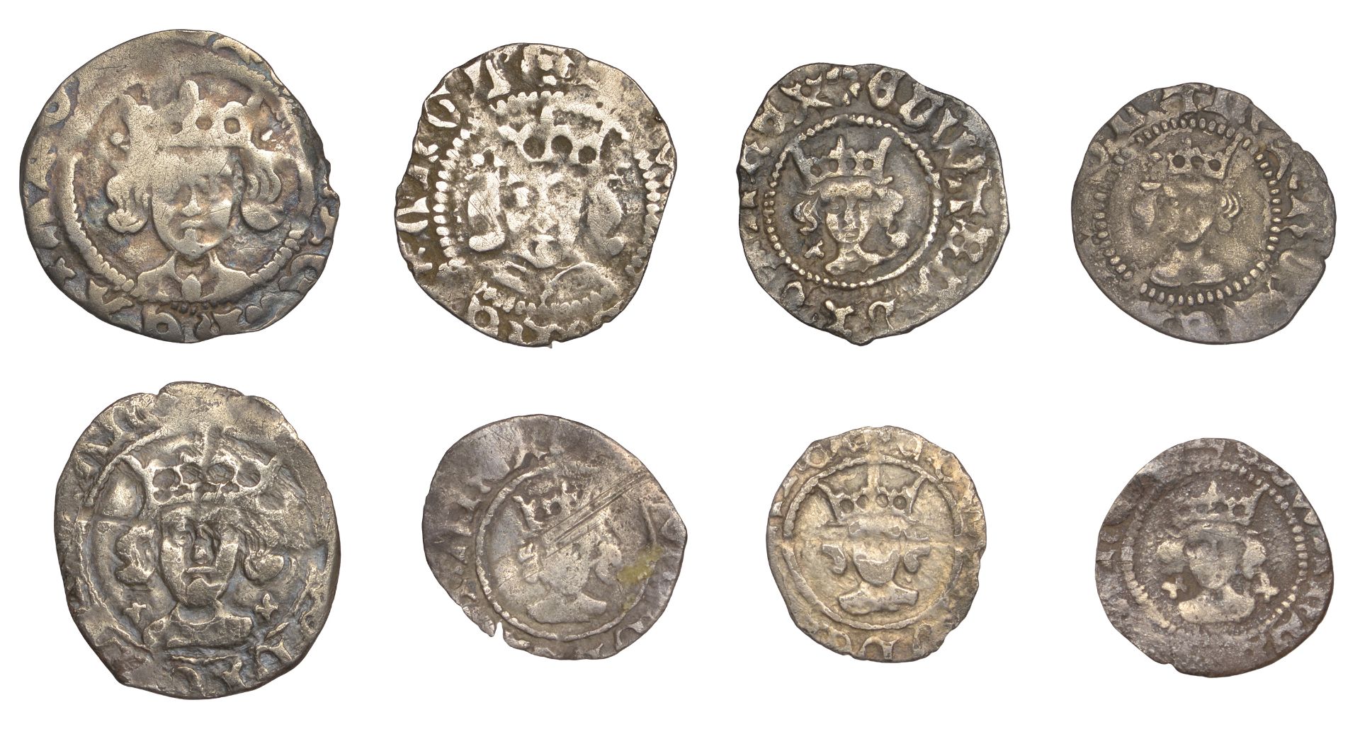 Henry VI (First reign, 1422-1461), Annulet issue, Halfpenny, London (S 1848); Leaf-Pellet is...