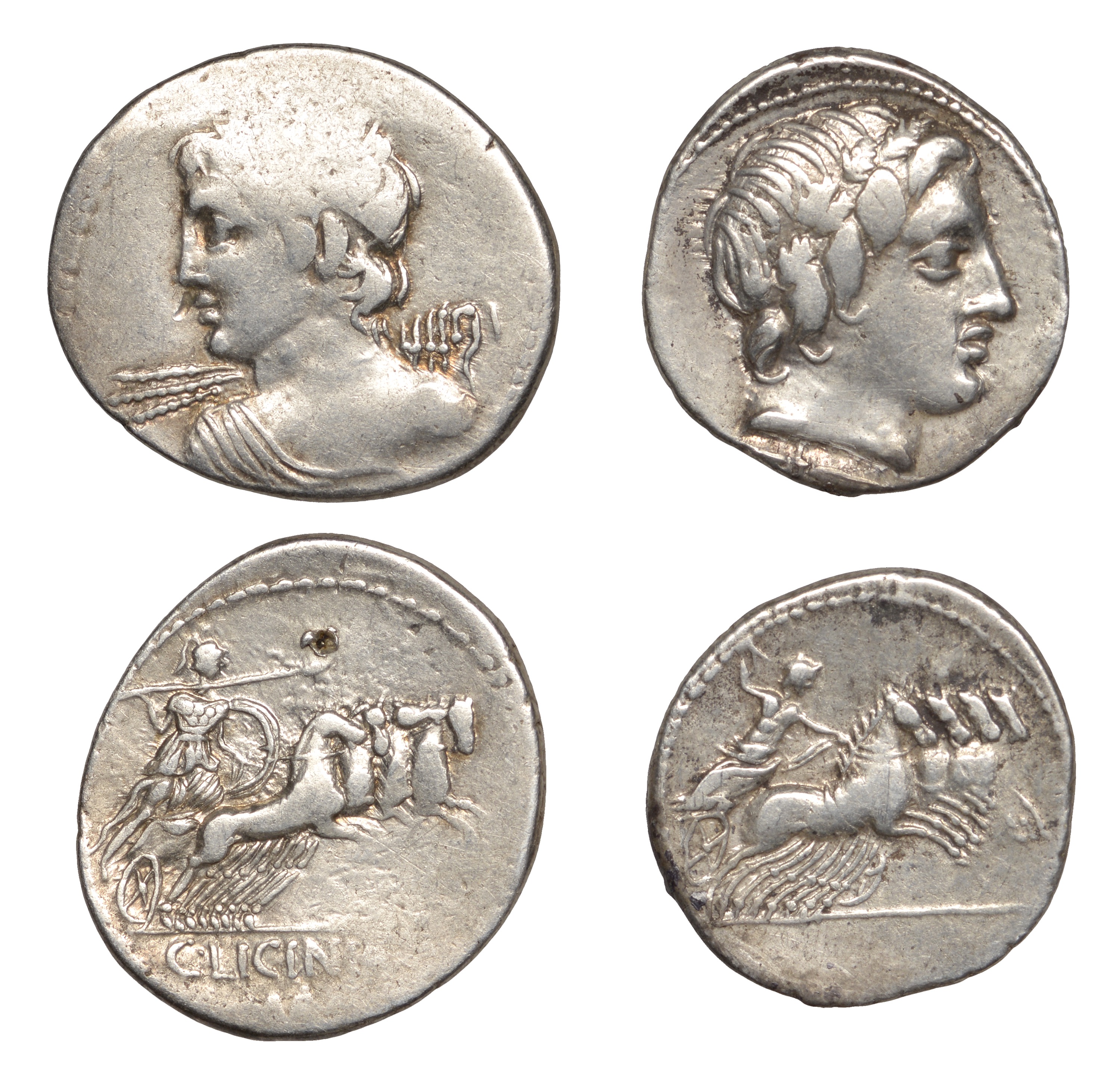 Roman Republican Coinage, Anonymous (struck under Gargilius, Ogulnius and Vergilius), Denari...