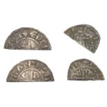 Ã†thelred II, cut Halfpenny, CRVX type, possibly Norwich, Manning, maninc m, 0.72g/9h (BEH 31...