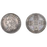 George II (1727-1760), Proof Sixpence, 1746, edge grained, 3.01g/6h (ESC 1759; S 3711). Extr...