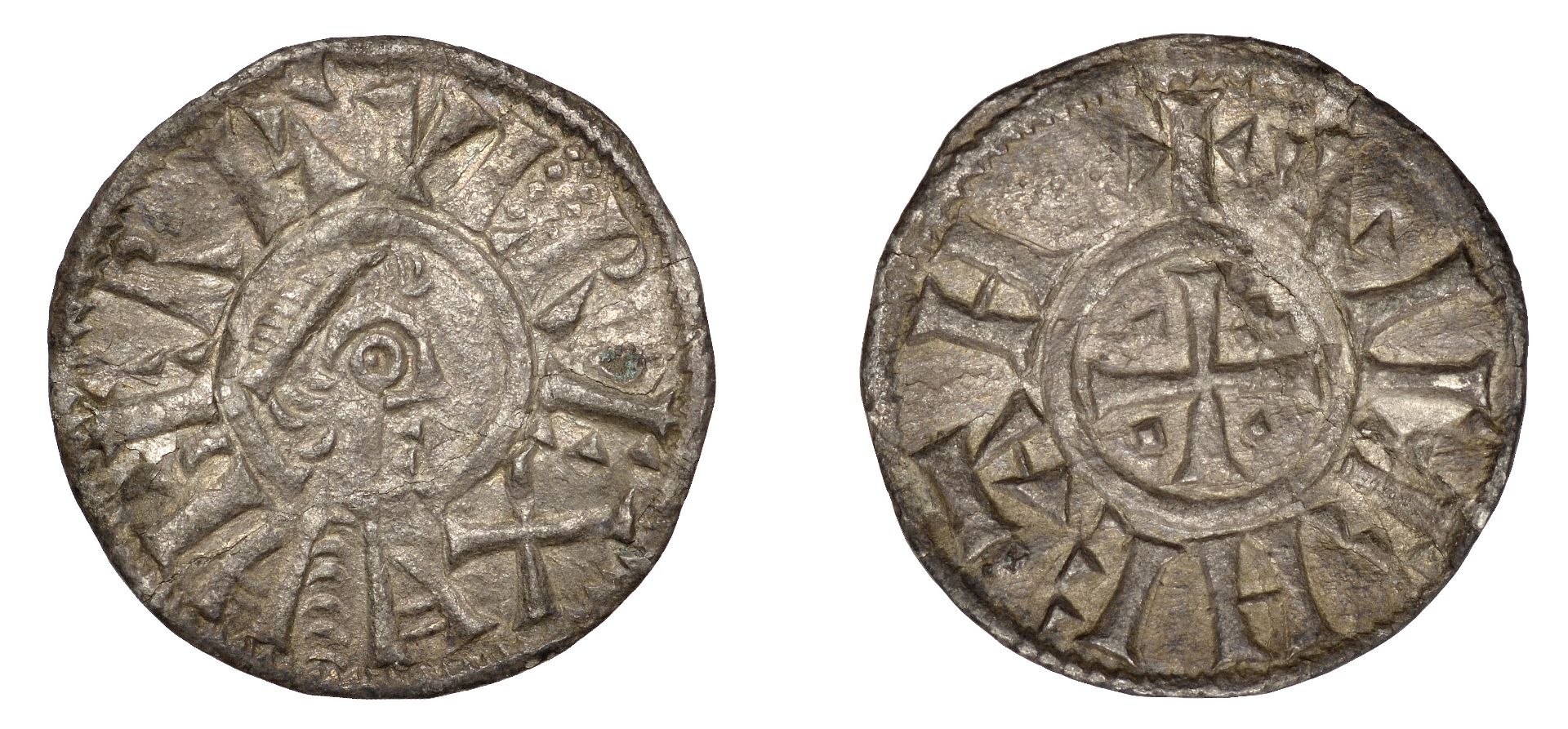 Kings of Mercia, Berhtwulf (840-52), Penny, Gp II [bust type C], London, Sigeheah, berhtvlf...