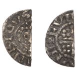 John (1199-1216), Cut Halfpenny, class Va1, London, Fulke, fvl[ke Â· on Â· l]vn, sceptre to ri...