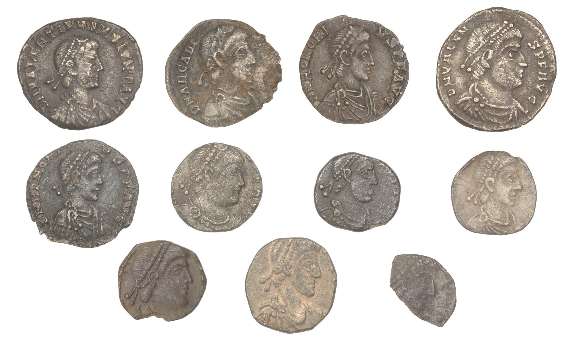 Roman Coins, Valens, Siliqua, Arelate, 364-7, rev. restitvtor reip, Emperor standing, holdin...