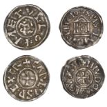 France: Carolingians, Louis the Pious (814-840), Denier, uncertain mint, rev. temple, 1.74g/...