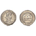 Roman Imperial Coinage, Constantius II, Reduced Siliqua, Sirmium, 351-5, pearl-diademed, dra...