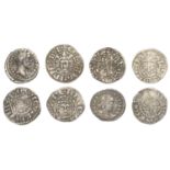 Henry III, Short Cross coinage, Pennies (2), class VIIb, simvn on c[-]te, 1.31g/3h, class VI...