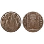 National Thanksgiving for the Prince of Wales, 1872, a bronze medal by J.S. & A.B. Wyon for...