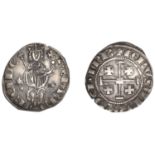 Crusader issues, CYPRUS, Henry II (1285-1324), Gros, star in obv. field, 4.39g/4h (CLC pl.8-...