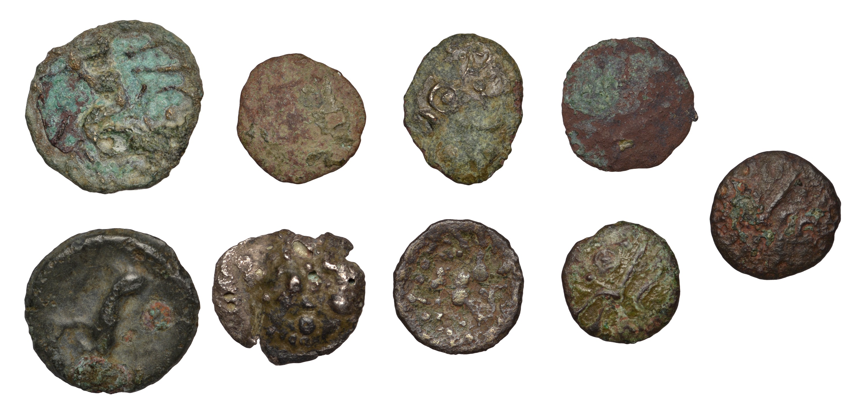 British Iron Age, POTIN, Unit, Thurrock type, head left, rev. bull butting left (S 62); toge... - Image 2 of 2