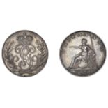 George III (1760-1820), Pattern Sixpence, 1791, by J.P. Droz, edge plain, 2.68g/12h (ESC 222...