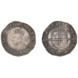 Elizabeth I (1558-1603), Seventh issue, Sixpence, 1602, mm. 1, bust 6C, 2.74g/1h (BCW 1-1:1-...