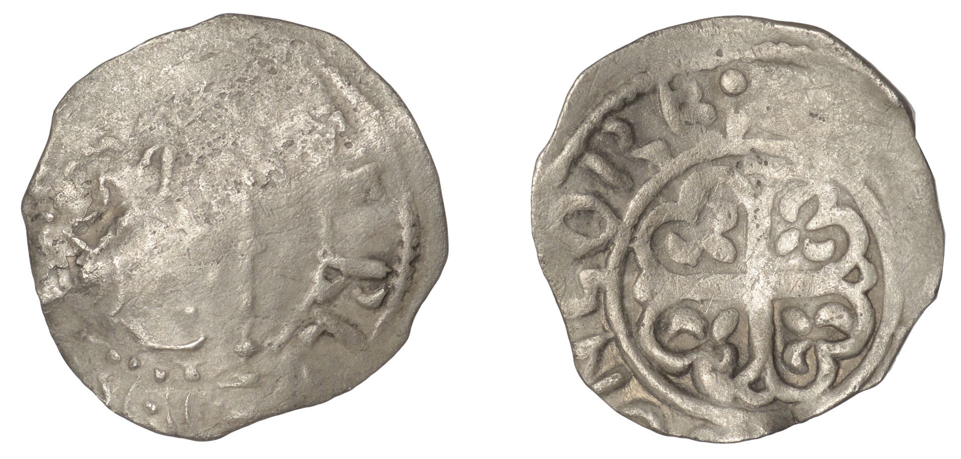 Prince Henry (1139-1152), Sterling, Period A, Corbridge, Erebald, [ â€“â€“â€“ ] erl, crowned bust...