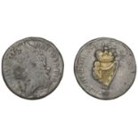 Ireland, James II, Pewter coinage, Penny, 1690, type 1, brass plug in centre, 7.29g/12h (Wit...