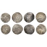 Henry III, Long Cross coinage, Pennies (3), of Canterbury (2) and London; together with a co...