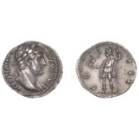 Roman Imperial Coinage, Hadrian, Denarius, Eastern mint, c. 124-7, laureate bust right, rev....