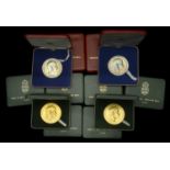 Prince of Wales, Investiture, 1969, silver (4) and bronze (8) medals by M. Rizzello, each 58...