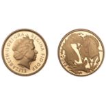 Elizabeth II (1952- ), Proof Sovereign, 2012 (M 336; S SC8). Brilliant, as struck; in cas...