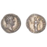 Roman Imperial Coinage, Hadrian, Denarius, c. 130-3, bare-headed bust left, rev. Liberalitas...