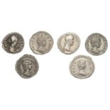 Roman Imperial Coinage, Julia Domna, Denarius, 196-211, rev. Felicitas standing left, holdin...