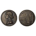 PESARO, Costanzo Sforza, 1474, a bronze medal, unsigned [after G. Enzola], bust left, rev. v...