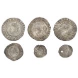 Elizabeth I, Third issue, Sixpence, 1568, mm. coronet, bust 4B, 2.77g/2h (N 1997; S 2562); t...