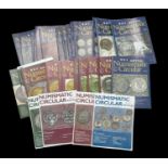 Spink's Numismatic Circular (London), 1982-7, bound in three volumes; Spink's Numismatic Cir...