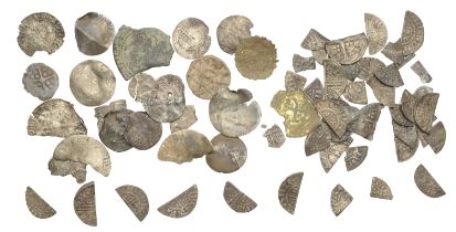 Miscellaneous, Henry II to Charles II, hammered silver coins (22), together with cut halfpen...