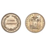 Ecuador, Republic, 5 Centavos, 1917 (KM. 60.2). About as struck, scarce Â£60-Â£80